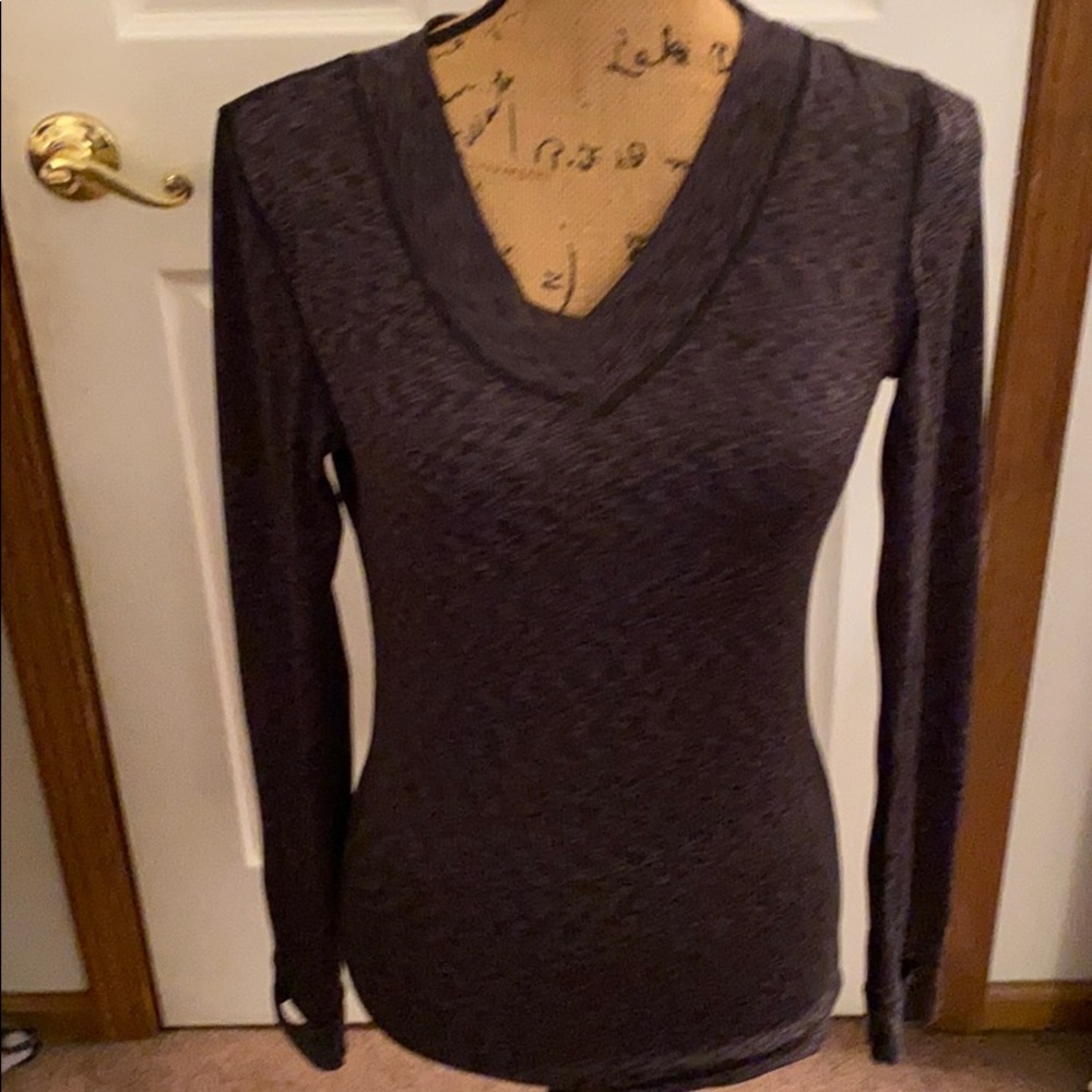 Gray long sleeve underlayer